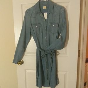 🛍 Gap Denim Shirt Dress